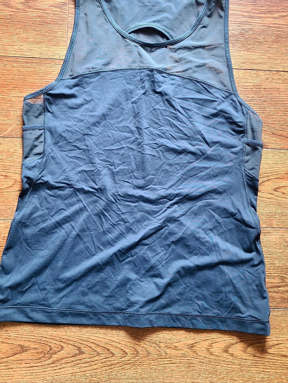 Lululemon Mesh Racerback Workout Tank Top Navy Size Medium